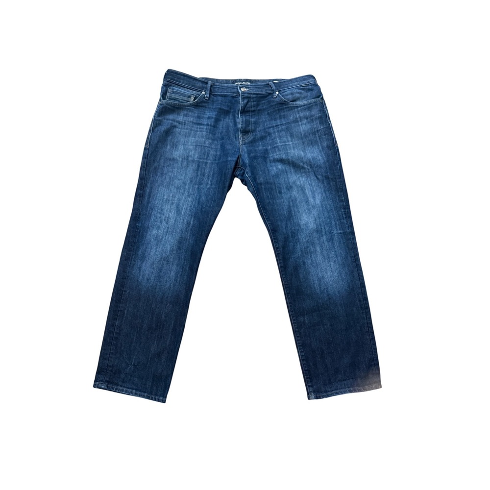 Mavi Jeans Matt Relaxed Straight Leg Dark Wash Denim Blue Jeans Mens 40x30